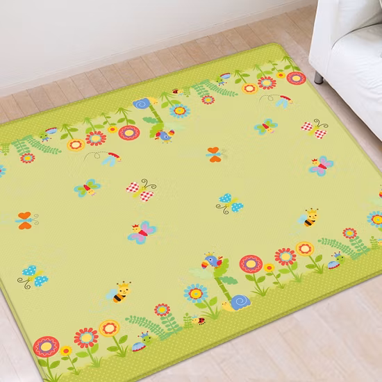 Экологичный водонепроницаемый тканевый детский складной коврик из пеноматериала XPE для игр и занятий спортом