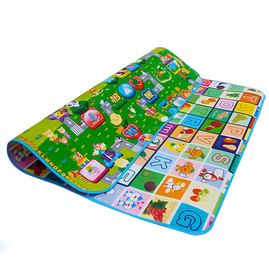 1,5 м в диаметре с принтом, круглой формы, детское одеяло для ползания, игровые коврики из пенопласта, детский игровой коврик