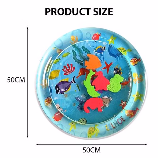 Модный надувной коврик для игры в воду в виде осьминога с распылителем для игр на заднем дворе